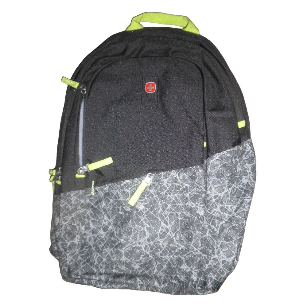 Wenger Criso - Laptop carrying backpack - 16-in. - Black, Ice Gray